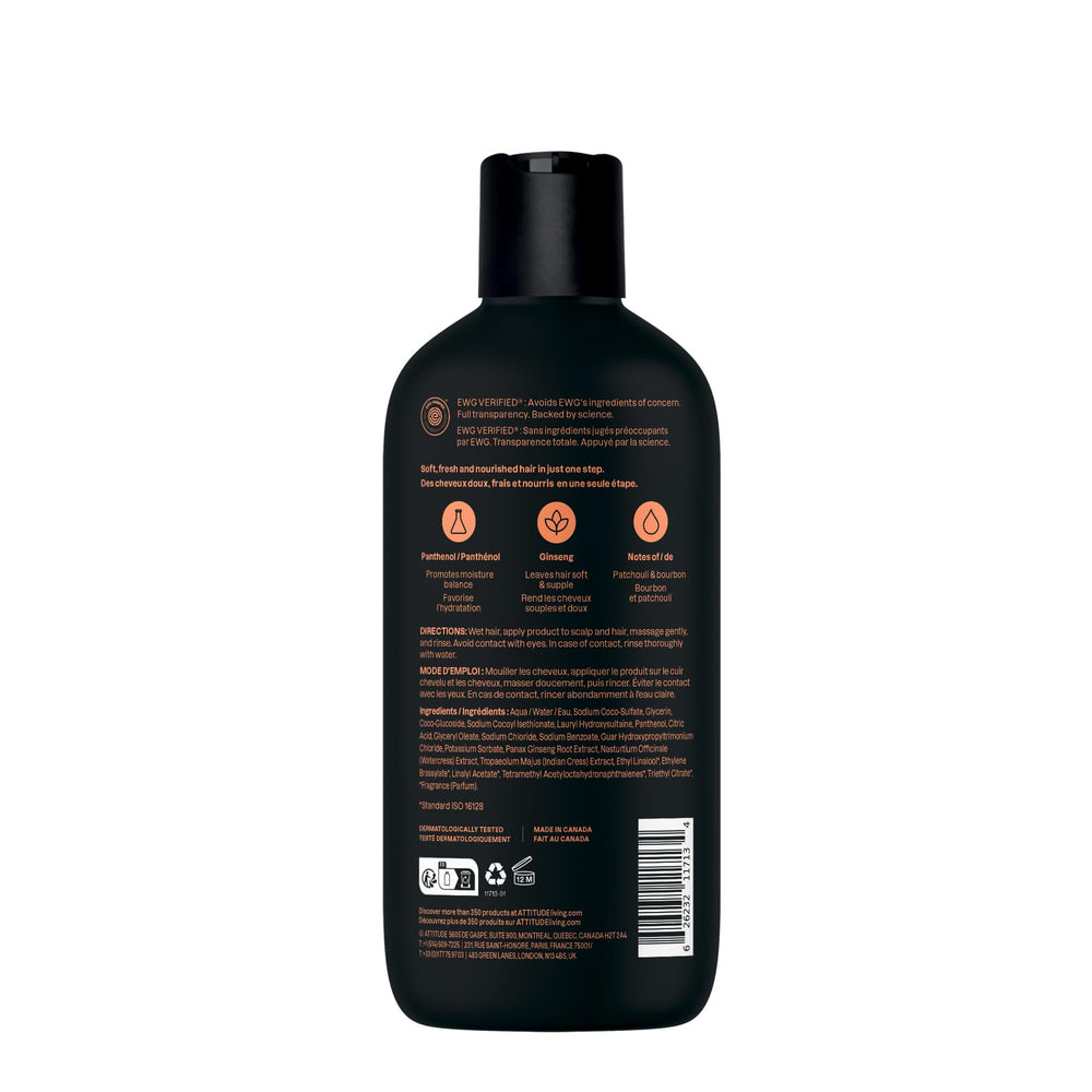 ATTITUDE ingredients display with plants showing natural-origin extracts benefit
