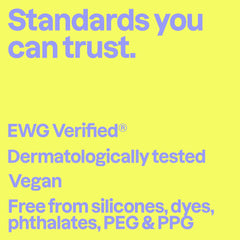 ATTITUDE bottle label detail showing natural ingredients and certification