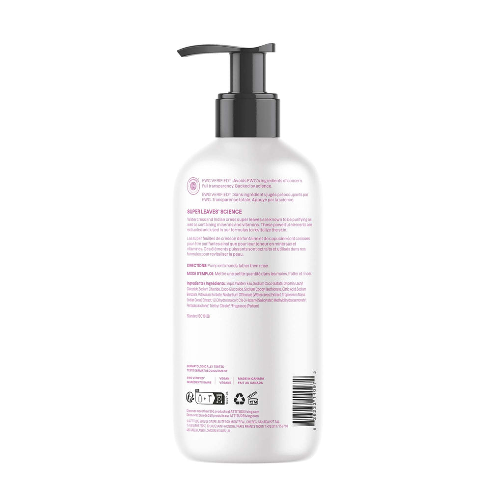 BIO SPECTRA ATTITUDE bottle on sink styled to show everyday use and countertop-friendly design benefit