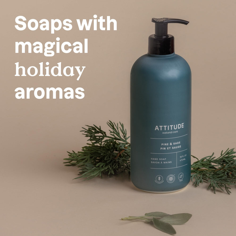 BIO SPECTRA ATTITUDE lather texture on hands demonstrating rich moisturizing foam