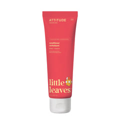 ATTITUDE kids conditioner front packaging shows bottle and mango scent benefit