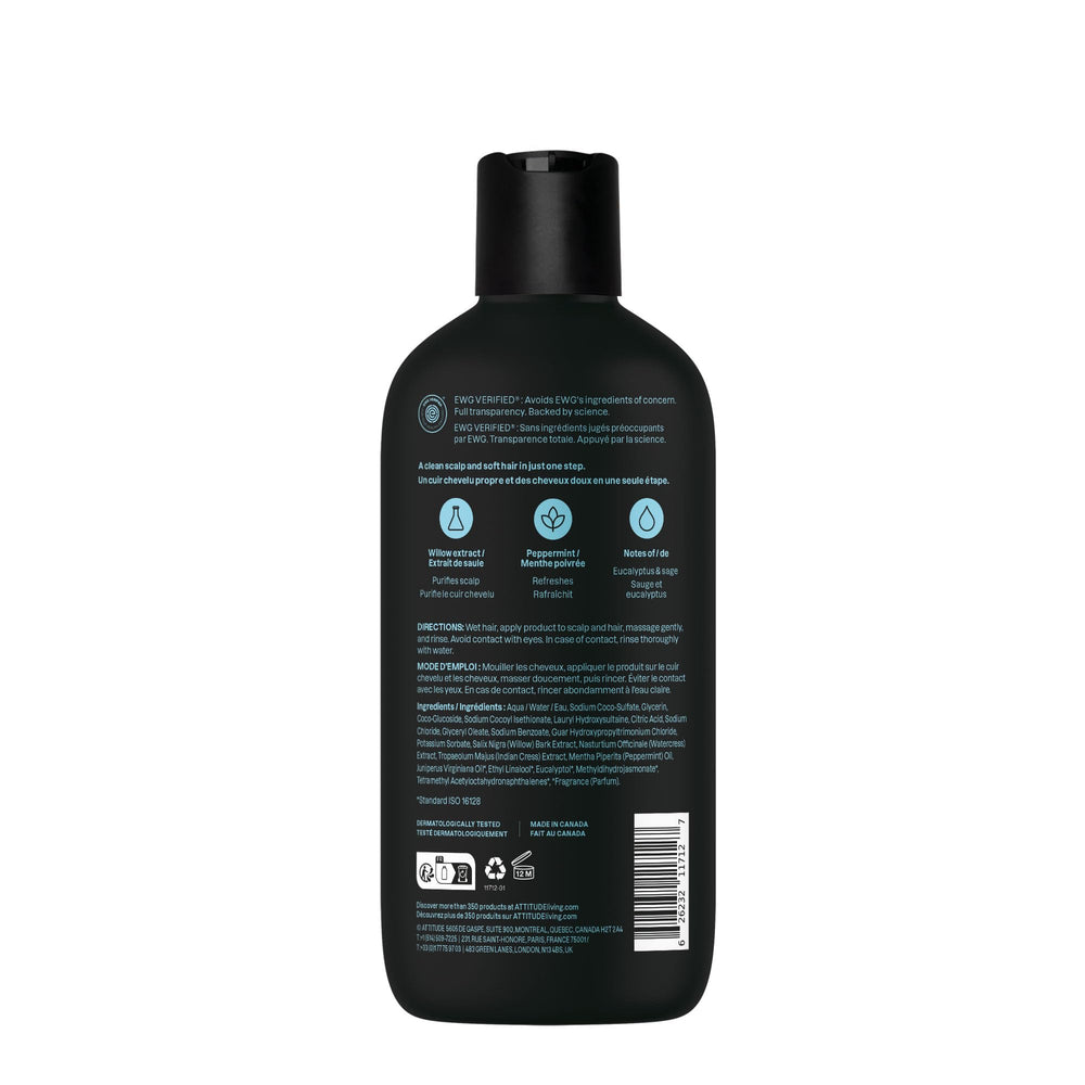 ATTITUDE bottle on bathroom shelf in styled setting suggesting everyday grooming ritual