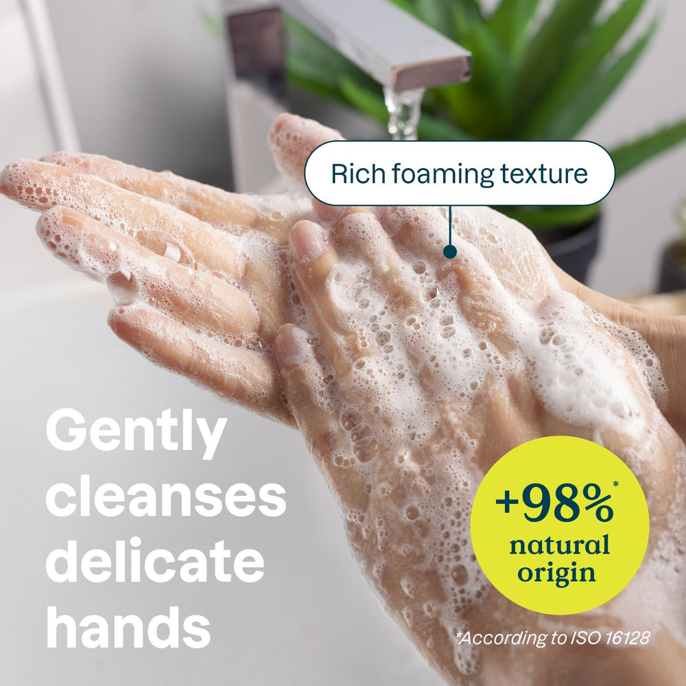 ATTITUDE foam texture close-up showing rich lather and gentle cleanse
