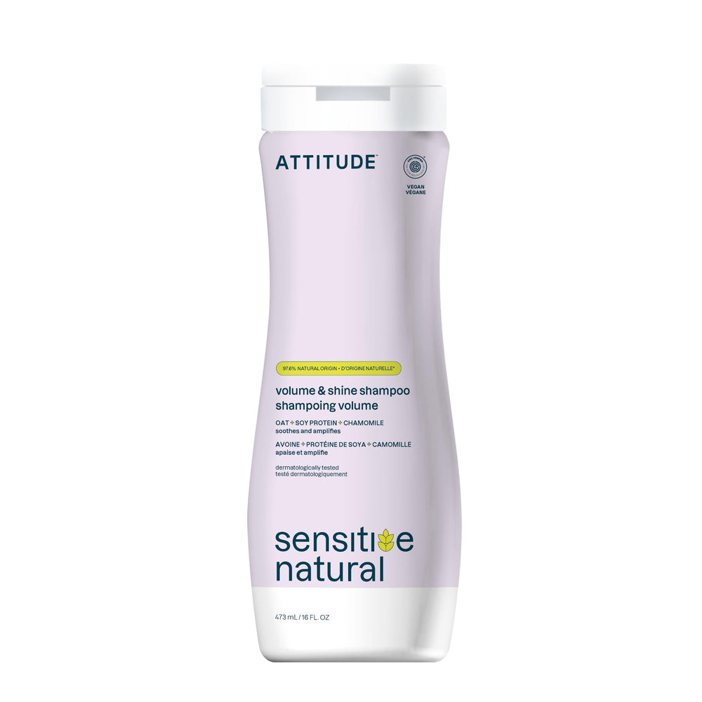 BIO SPECTRA ATTITUDE shampoo front bottle showing clean packaging and size benefit