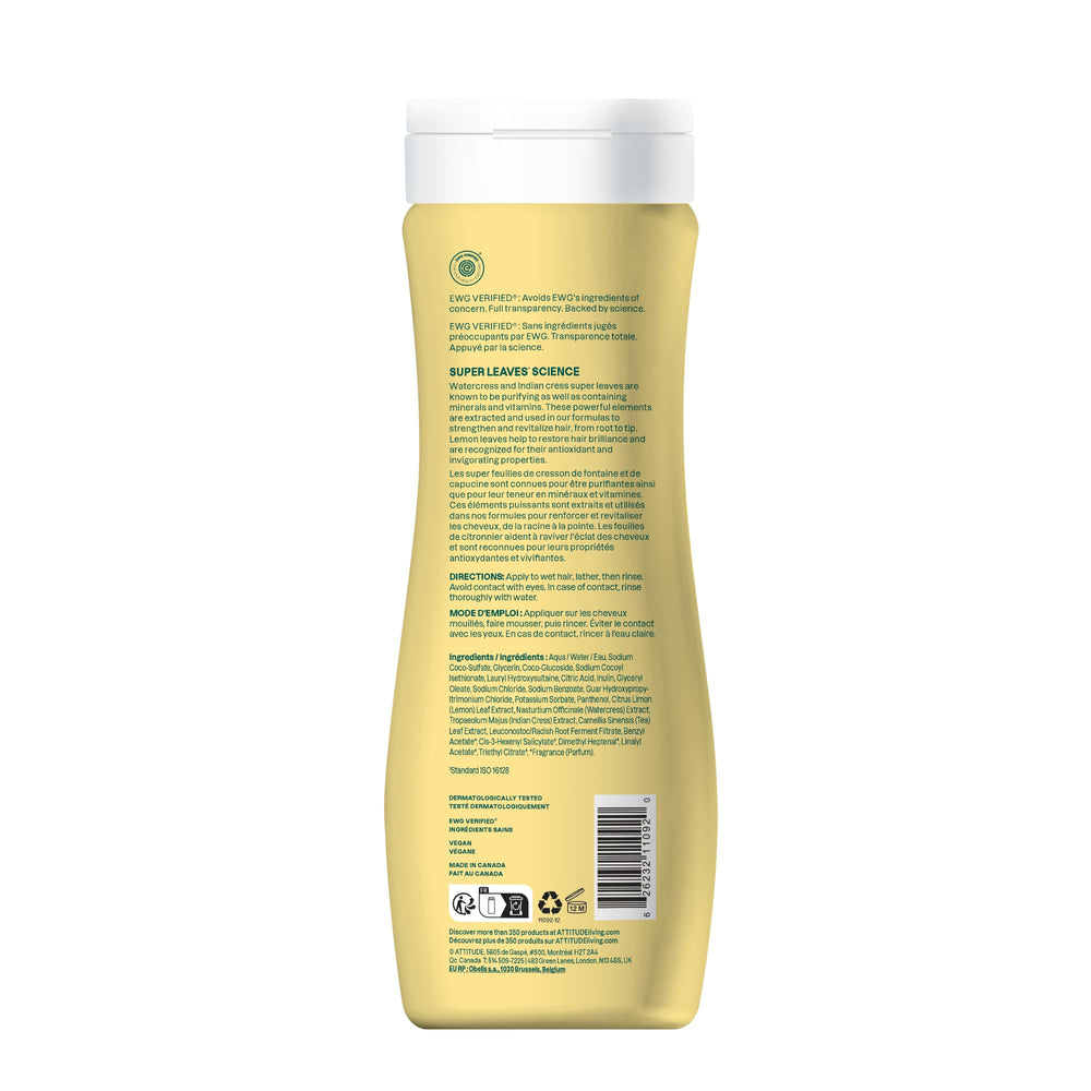 ATTITUDE shampoo in shower scene demonstrating clarifying routine