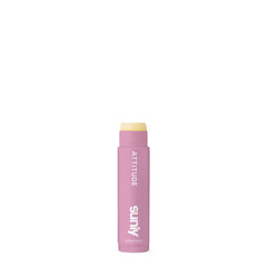 ATTITUDE applied outdoors on lips illustrating hydration during sun exposure