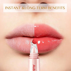 aubelnmay gloss texture swatches on arm demonstrating buildable color and shine