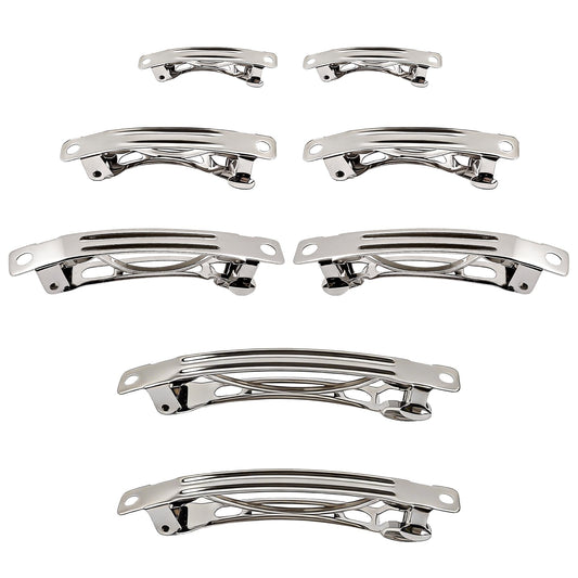 AUEAR front packaging showing 120 barrettes and sizes, organized for easy selection