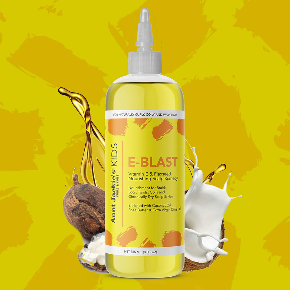 Applying Aunt Jackie's oil to scalp to soothe dry skin benefit