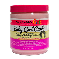 Aunt Jackie's jar front packaging showing label and size benefits