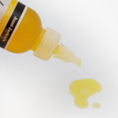 Aunt Jackie's oil placed on bathroom shelf among toiletries showing daily routine convenience