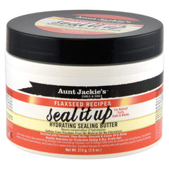 Aunt Jackie's jar front view showing label and product benefit
