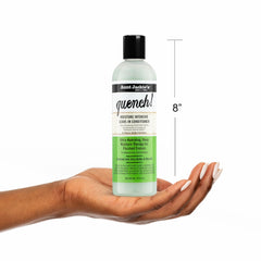 Aunt Jackie's wash-and-go curls styled after leave-in for defined softness
