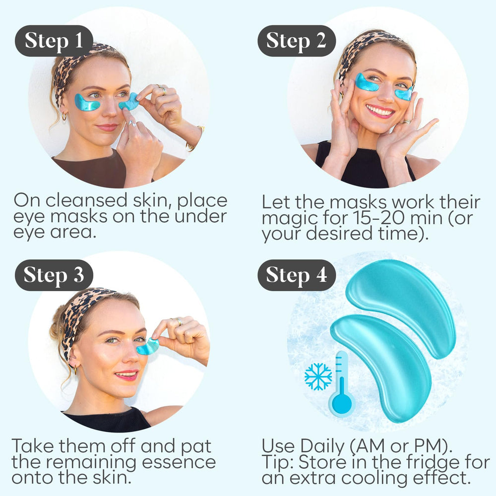 AURAE application during morning routine for depuffing and wake-up benefit