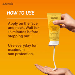 Auravedic flatlay with botanical extracts indicating calming complex