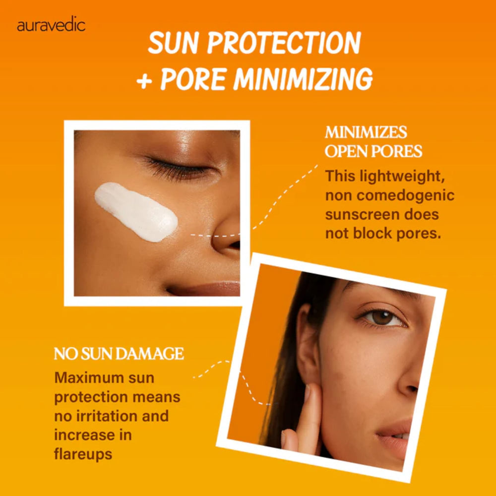 Auravedic applied outdoors showing reliable sun protection in sunlight