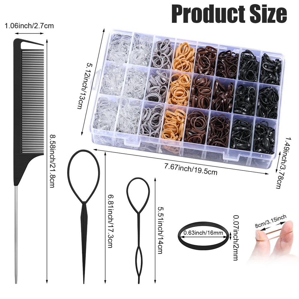 auroray compartment storage box keeping bands sorted and travel-ready