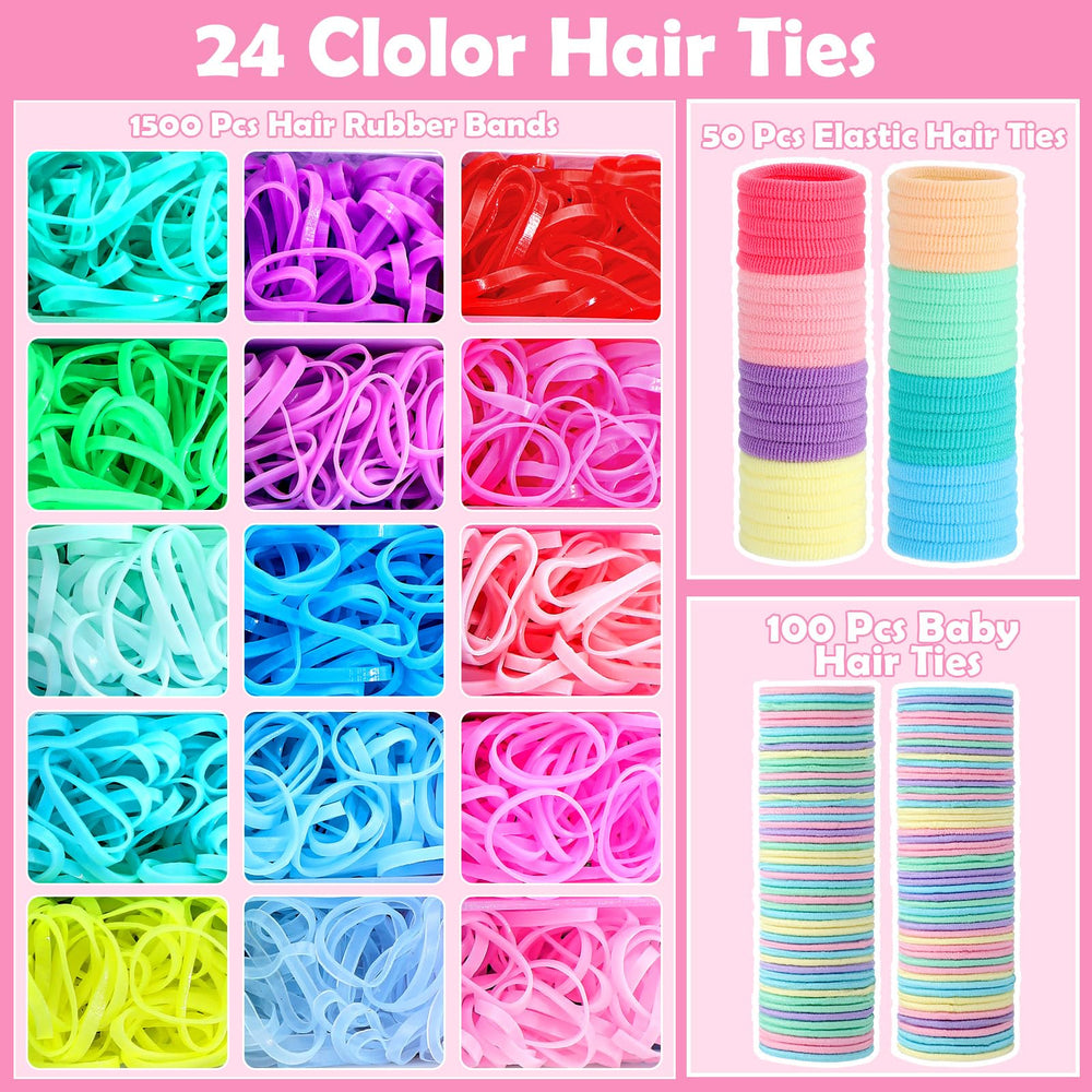 auroray soft cotton toddler ties seamless design protects fragile hair