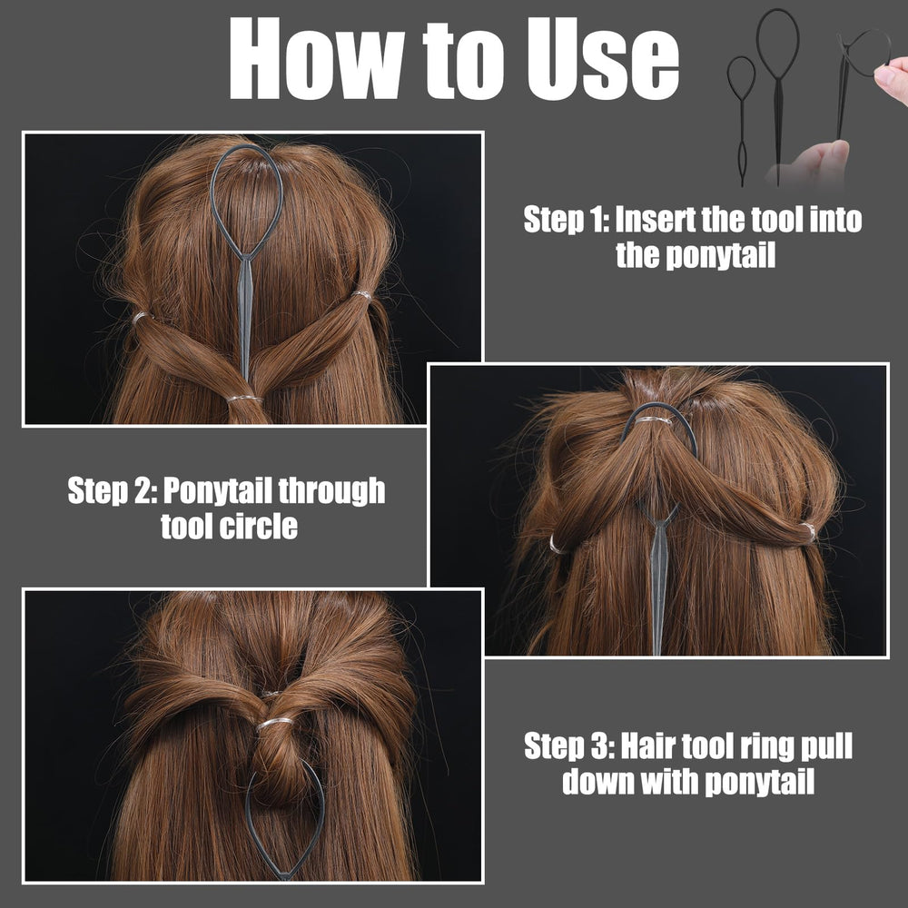 auroray loop tools and rat-tail comb close-up for faster styling