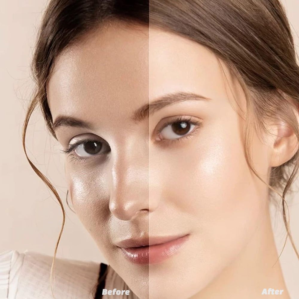 Aurovida cushion compact open with mirror for quick on-the-go blending