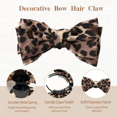 Auseibeely bow clipped on a half-updo giving visible volume and style