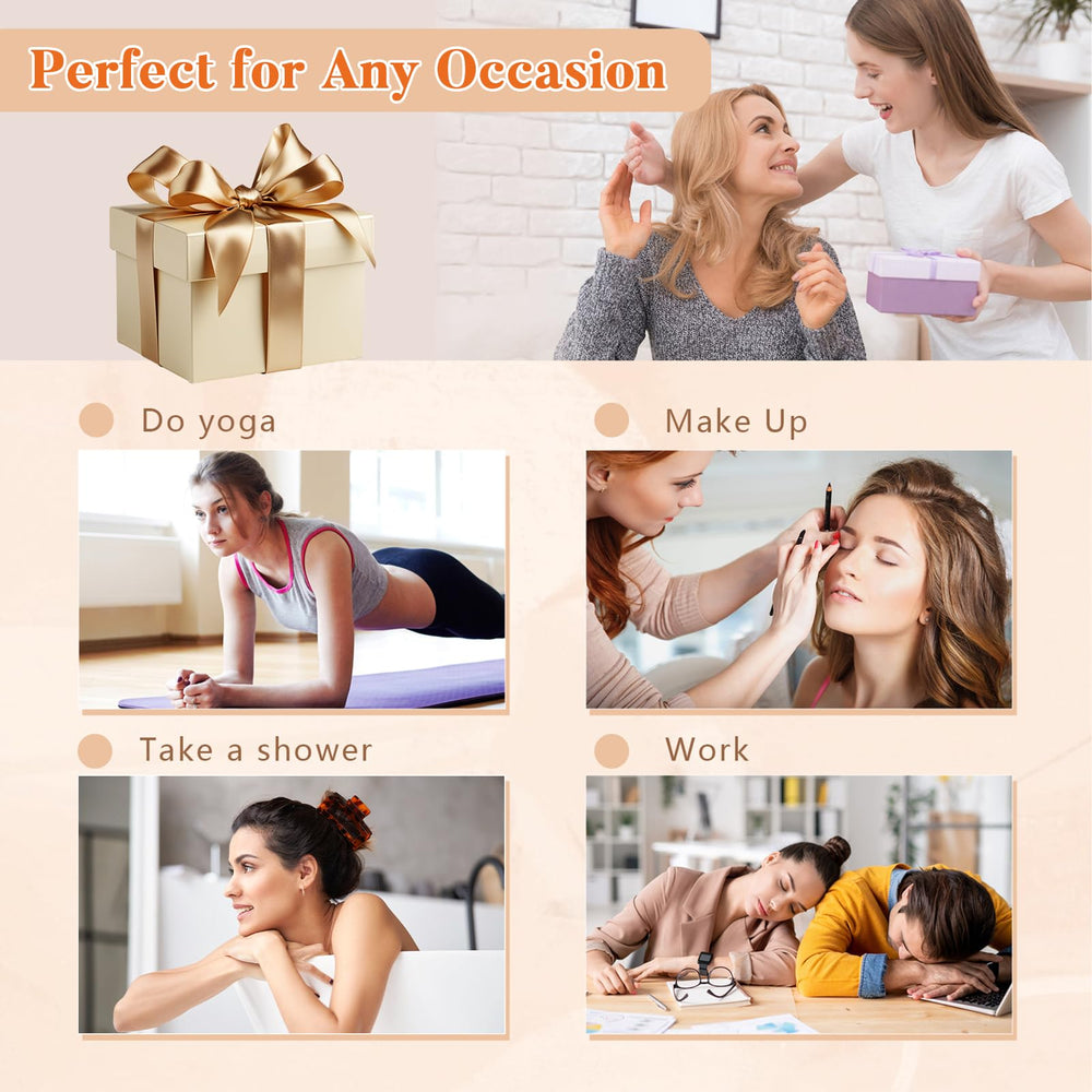 Auseibeely lifestyle image of woman wearing clip offering comfortable all-day wear