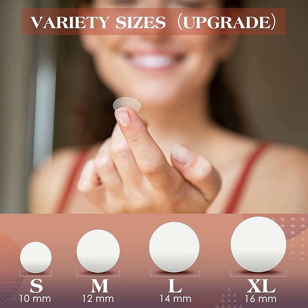 AUSLKA patch applied on cheek demonstrating discreet coverage and protection benefit