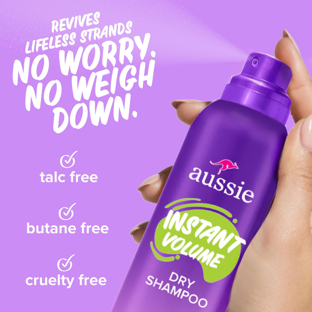 Aussie instant volume close-up nozzle for precise misting benefit