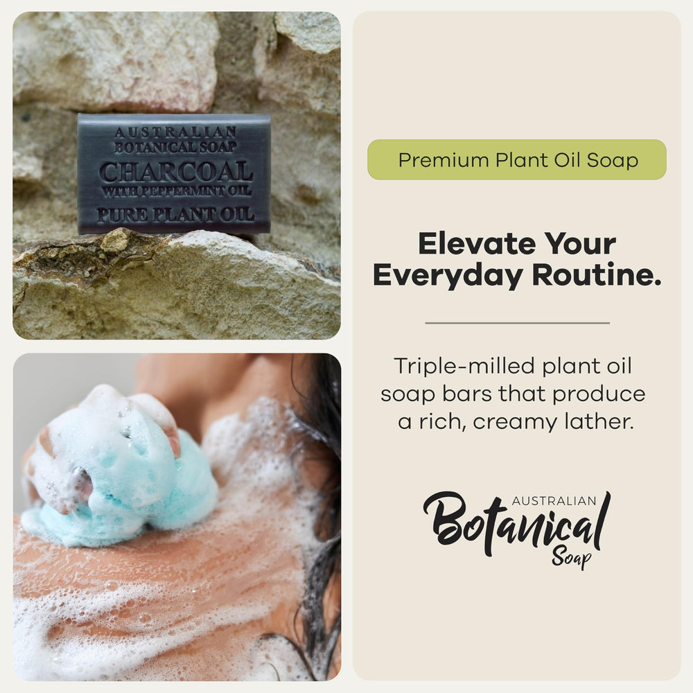 Australian Botanical bar close-up texture highlighting gentle exfoliation benefit