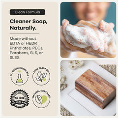 Australian Botanical Soap shea butter scoop image showing moisturizing benefit