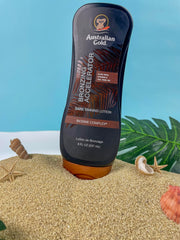 Australian Gold lotion texture close-up highlighting fast absorption and hydration