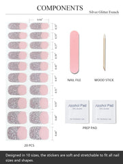 AutyaMee application scene with hand placing strip for fast, salon-quality results