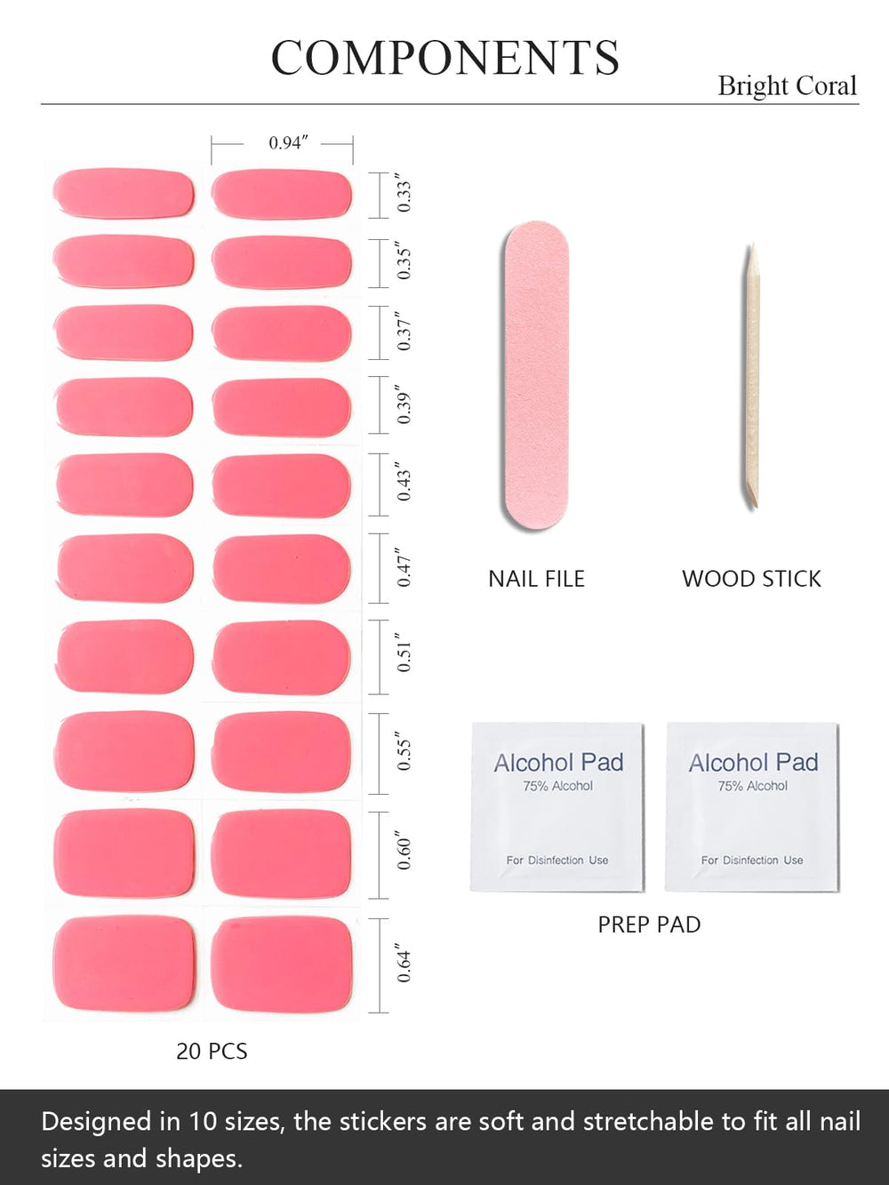 AutyaMee hand applying a strip demonstrating easy stick-on placement for precision
