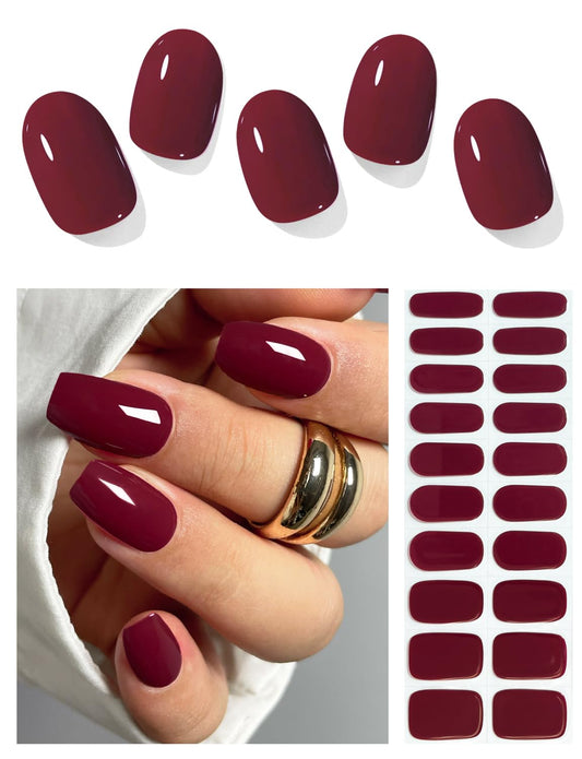 AutyaMee front packaging showing burgundy gel strips and included tools for easy use
