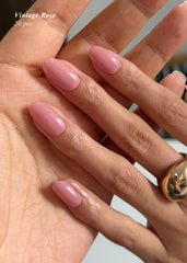 AutyaMee close-up of cream-pink strip texture showing smooth salon finish