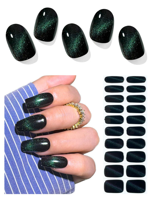 AutyaMee front packaging showing Black Green Cat Eye design and contents benefits