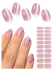 AutyaMee front packaging showing light rose cat eye strips and benefits