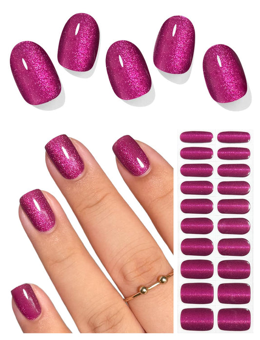 AutyaMee front packaging showing 20 gel nail strips and kit benefits