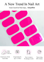 AutyaMee prep pads, wooden stick and file showing readiness for salon-quality result