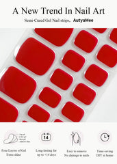 AutyaMee strips curing in sunlight demonstrating quick hardening benefit