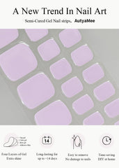 AutyaMee kit tools laid out with file wooden stick and prep pads for simplified application