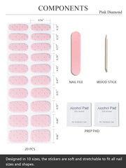 AutyaMee layout of kit tools with strips showing ready-to-use salon convenience at home
