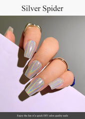 AutyaMee layout of 20 strips in ten sizes for accurate nail fit and neat application