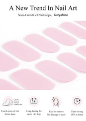 AutyaMee size layout with 20 strips, prep pads, file and wooden stick for complete kit