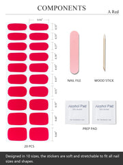 AutyaMee semi-cured strip stretching to fit nail for precise placement