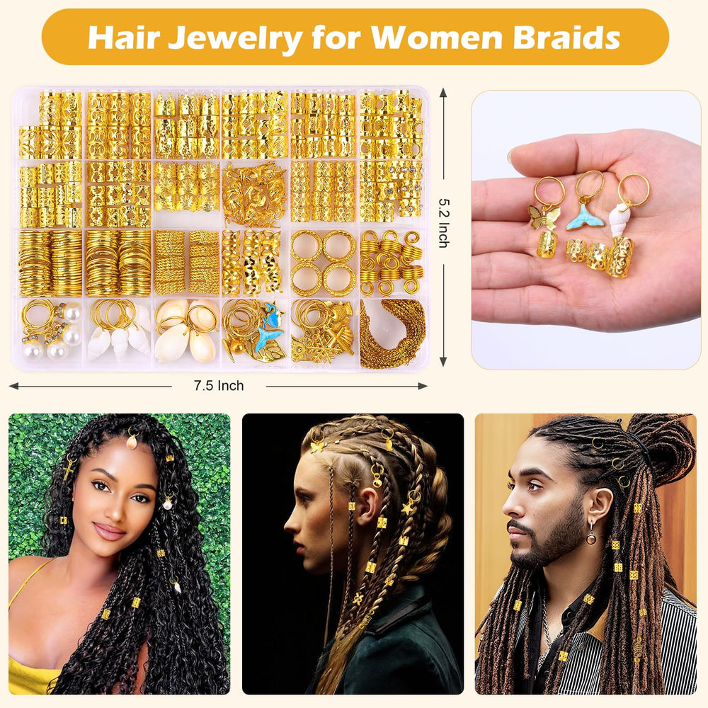 Auvitaya in-use on braided hair demonstrating visible shine and secure hold