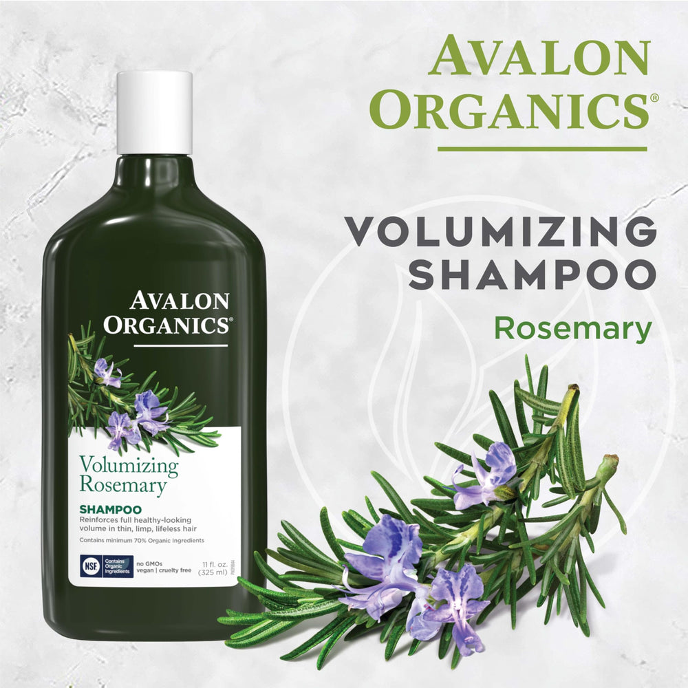 Avalon Organics shampoo lather texture with quinoa protein for lightweight volume