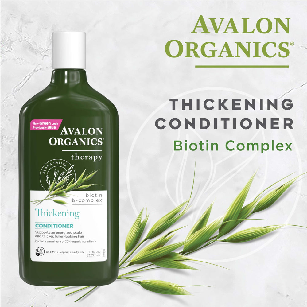 Avalon Organics dispenser releasing conditioner for easy application benefit