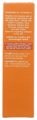 Avalon Organics serum texture on hand highlighting lightweight absorbency