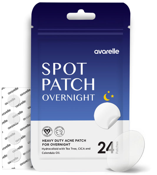 AVARELLE front packaging showing patch pack and benefits